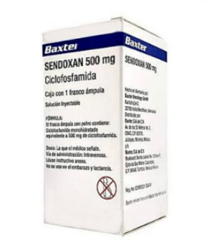 Sendoxan 500 mg - Ciclofosfamida Solución Inyectable